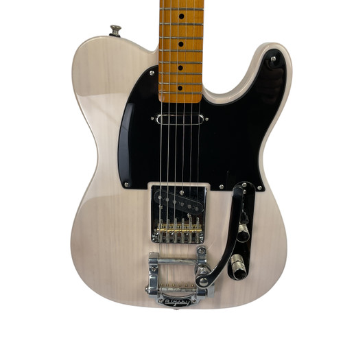 Vist Large View of Product Image Which is Used Squier CLASSIC VIBE 50S TELECASTER W/ BIGSBY T Type Electric Guitar White 6-String