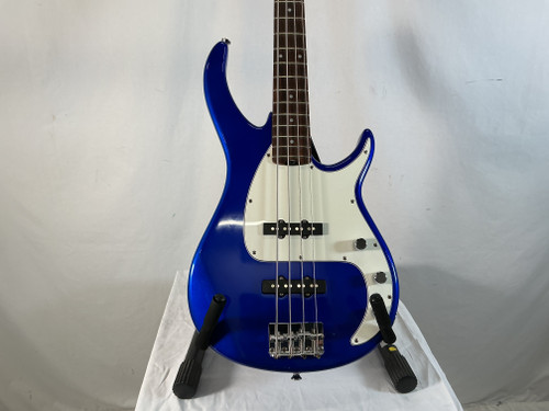 Vist Large View of Product Image Which is Used Peavey MILESTONE III J Type Bass Guitar Blue 4-String