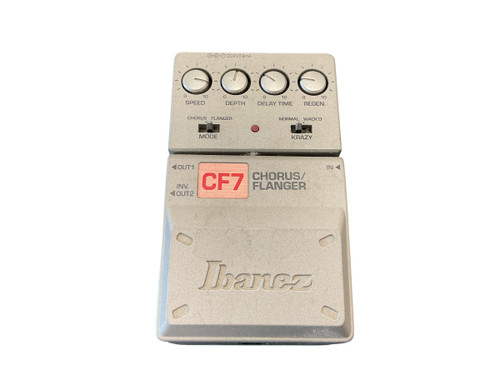 Vist Large View of Product Image Which is Used Ibanez CF7 CHORUS/FLANGER Chorus Pedal