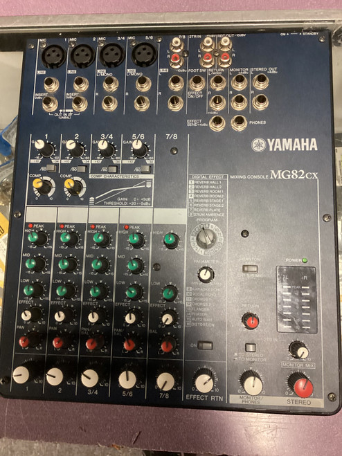 Vist Large View of Product Image Which is Used Yamaha MG82CX W/PWR Compact Mixer