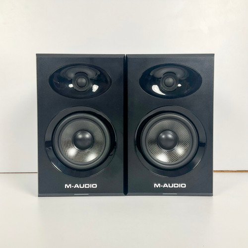 Used M-Audio BX-5 Graphite Powered Studio Monitor Pair 41103-S000056860 Vist Large View of Product Image Which is Used M-Audio BX-5 Graphite Powered Studio Monitor Pair
