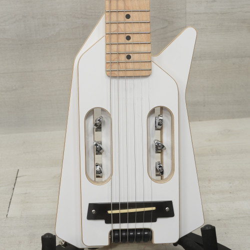 Vist Large View of Product Image Which is Used Traveler Edge Acoustic Solid Top Acoustic Guitar White