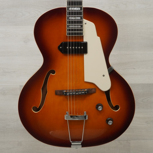 Vist Large View of Product Image Which is Used Redid RZT22 Semi-hollow Electric Guitar Sunburst
