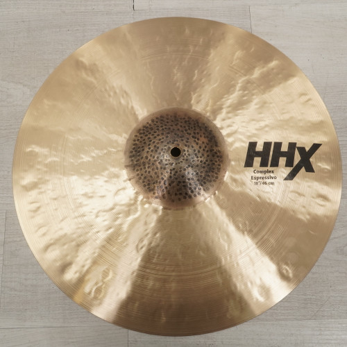 Vist Large View of Product Image Which is Used Sabian 18" Hhx Complex Espressivo Single Hand Cymbal