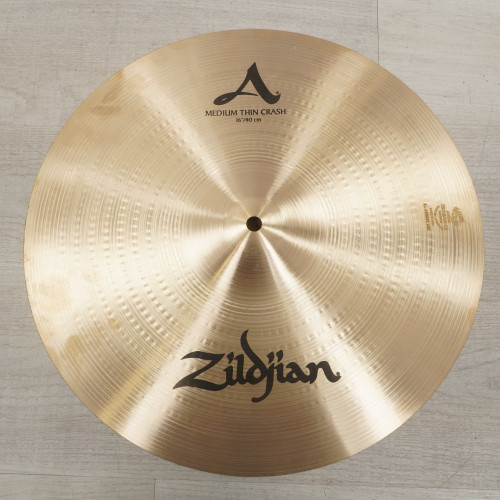Vist Large View of Product Image Which is Used Zildjian 16" A Medium Thin Crash Cymbal