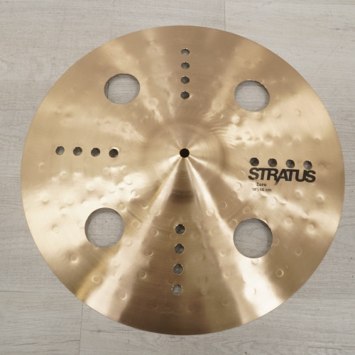 Vist Large View of Product Image Which is Used Sabian 18" Stratus Zero Crash Cymbal