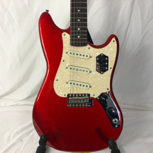 Vist Large View of Product Image Which is Used Squier CYCLONE Offset Double Cutaway Electric Guitar Red 6-String