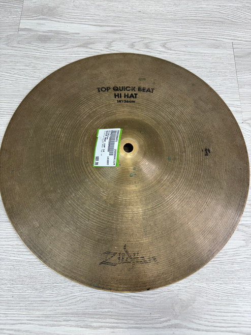Vist Large View of Product Image Which is Used Zildjian Quick Beat TOP ONLY Hi Hat Cymbal 14"