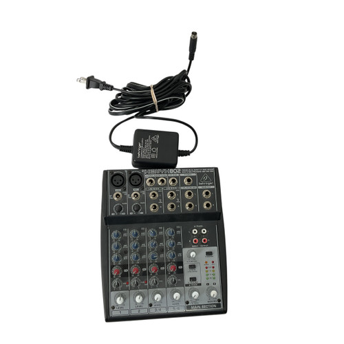 Used Behringer XENYX 802 Mixing Console 41120-S000035061 Vist Large View of Product Image Which is Used Behringer XENYX 802 Mixing Console