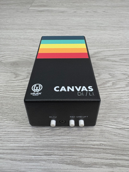 Vist Large View of Product Image Which is Used Walrus Audio CANVAS DI/LINE ISOLATOR Guitar Direct Box Pedal