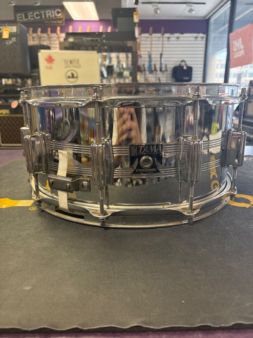 Vist Large View of Product Image Which is Used Tama IMPERIALSTAR MIJ 14X6.5 Vintage Metal Snare Drum 14"