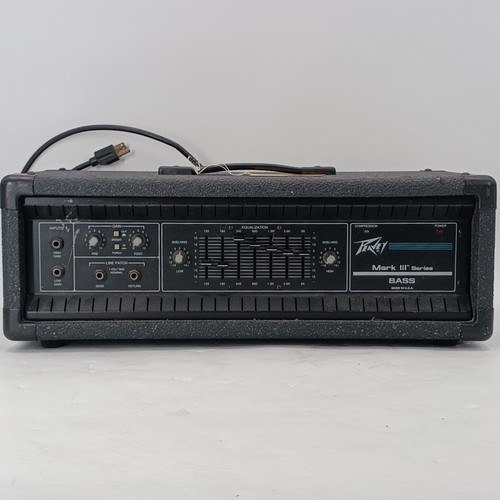 Vist Large View of Product Image Which is Used Peavey MARK III BASS HEAD 300 Vintage Bass Amplifier Head