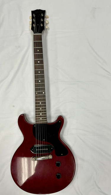 Used Gibson LES PAUL JR CS 1958 VOS LP Type Electric Guitar Red 6-String 41131-S000010751 Vist Large View of Product Image Which is Used Gibson LES PAUL JR CS 1958 VOS LP Type Electric Guitar Red 6-String