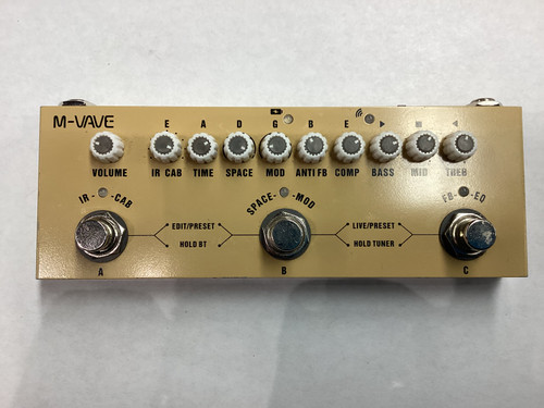 Used M-VAVE CUBE BABY AC Multi-FX Pedal 40107-S000154501 Vist Large View of Product Image Which is Used M-VAVE CUBE BABY AC Multi-FX Pedal