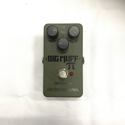 Vist Large View of Product Image Which is Used Electro Harmonix (E/H) GREEN RUSSIAN BIG MUFF Fuzz Pedal