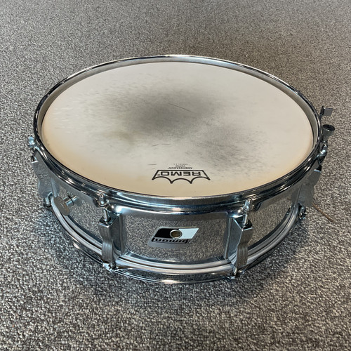 Vist Large View of Product Image Which is Used LUDWIG ROCKER 5 X 14 Chrome Over Wood Snare Drum