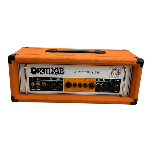 Vist Large View of Product Image Which is Used Orange Super Crush 100 Solid State Guitar Head
