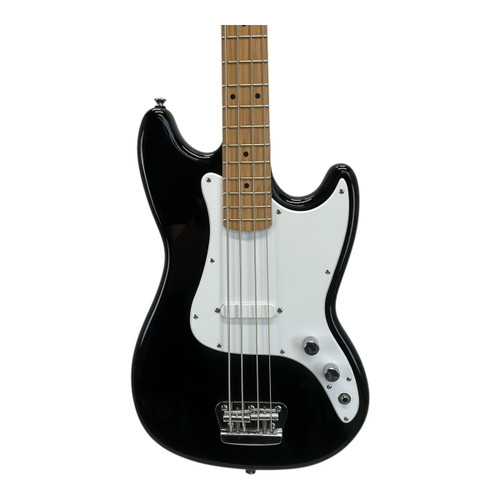 Vist Large View of Product Image Which is Used Squier Bronco Bass Guitar Black 4-String
