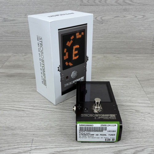 Vist Large View of Product Image Which is Used Peterson STROBOSTOMP HD PEDAL TUNER Tuner Pedal
