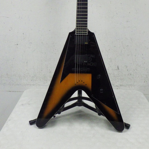 Vist Large View of Product Image Which is Used FLYING V STYLE GUITAR Pointy Electric Guitar Sunburst 6-String