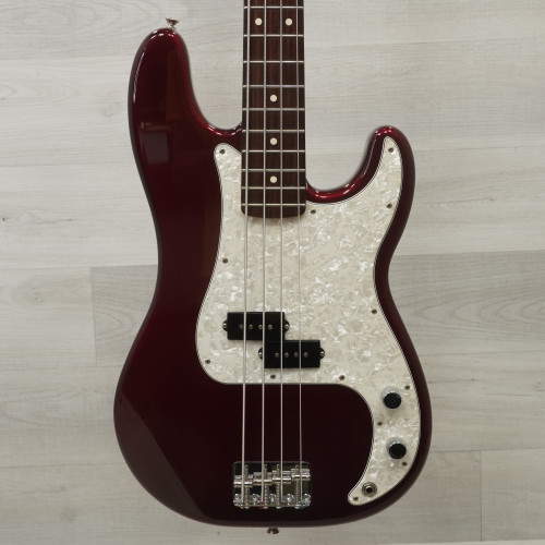 Vist Large View of Product Image Which is Used Fender Standard Precision Bass Guitar Red