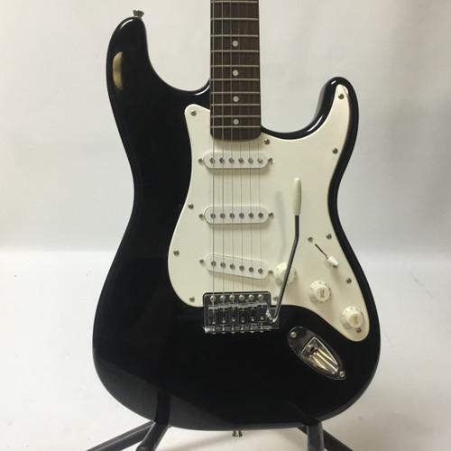 Vist Large View of Product Image Which is Used Fender STARCASTER STRAT S Type Electric Guitar Black 6-String