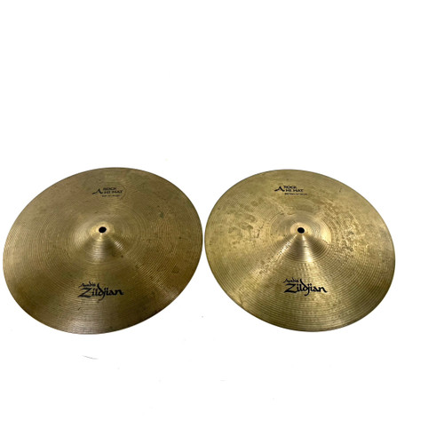 Vist Large View of Product Image Which is Used Zildjian 14 Inch A Rock Hi Hat Cymbals