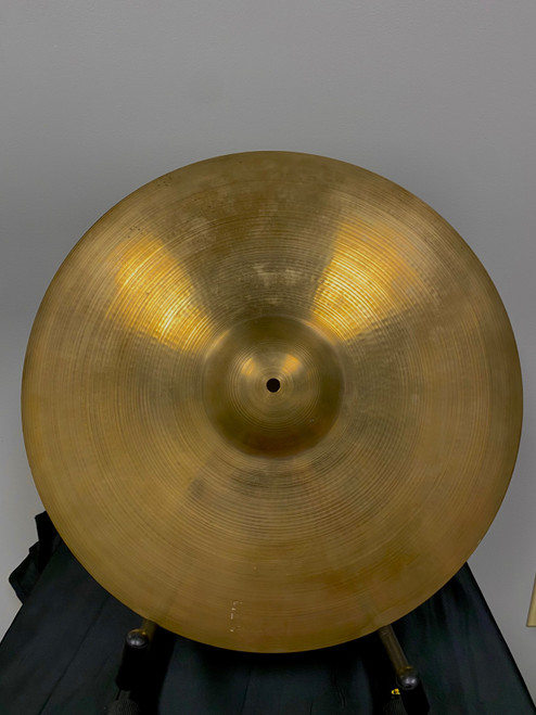 Vist Large View of Product Image Which is Used Zildjian 21 RIDE LARGE STAMP Vintage Ride Cymbal 21"