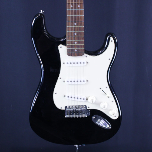Vist Large View of Product Image Which is Used Squier STRATOCASTER S Type Electric Guitar Black 6-String