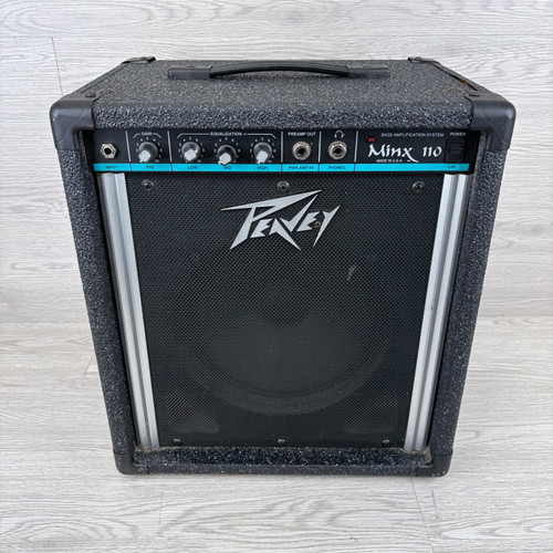 Used Peavey Minx 110 1x10 Bass Combo Amp 41124-S000207012 Vist Large View of Product Image Which is Used Peavey Minx 110 1x10 Bass Combo Amp