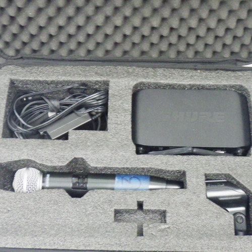 Vist Large View of Product Image Which is Used Shure GLXD4 with SM58 Wireless Microphone