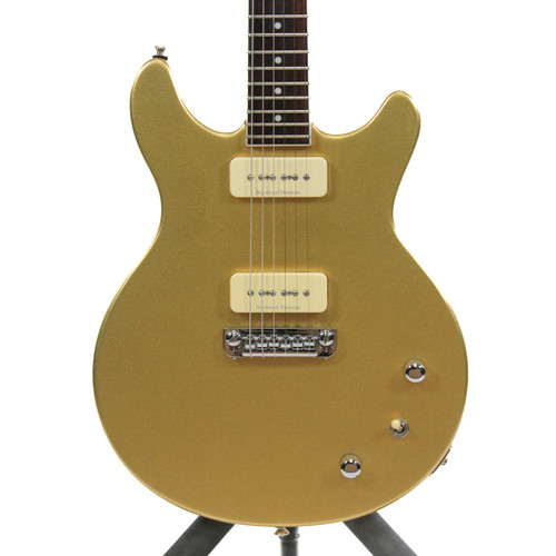 Vist Large View of Product Image Which is Used LTD HYBRID II Double Cut Electric Guitar Goldtop 6-String