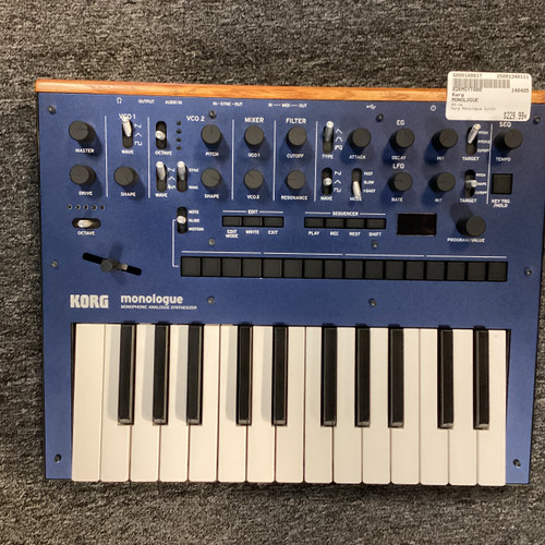 Vist Large View of Product Image Which is Used Korg MONOLOGUE Compact Synthesizer Compact