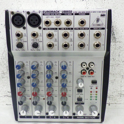 Vist Large View of Product Image Which is Used Behringer UB802 Compact Mixer