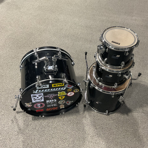 Vist Large View of Product Image Which is Used LUDWIG BACKBEAT 4 PC Drum Set