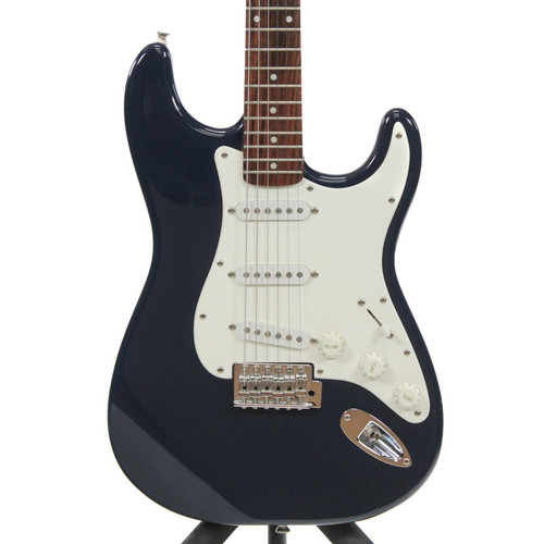 Vist Large View of Product Image Which is Used Squier AFFINITY STRAT S Type Electric Guitar Blue 6-String