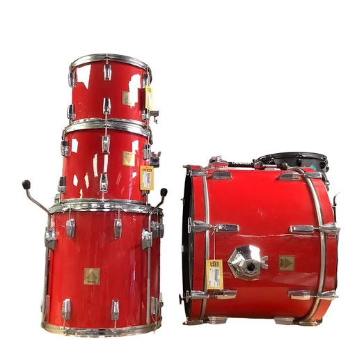 Vist Large View of Product Image Which is Used Yamaha Drum Kit Red 22" Kick Drum