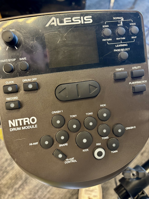 Vist Large View of Product Image Which is Used Alesis Nitro Mesh Electronic Drum Kit w/AC