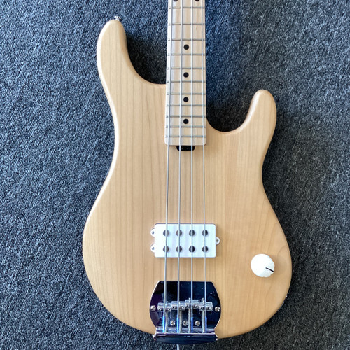 Vist Large View of Product Image Which is Used Sterling by Ernie Ball JOE DART STINGRAY Bass Guitar Natural 4-String