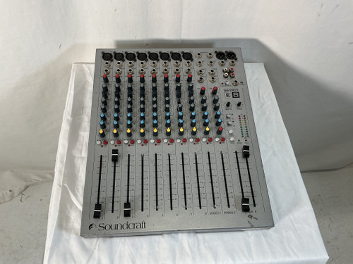 Vist Large View of Product Image Which is Used Soundcraft SPIRIT E8 MIXER Mixing Console