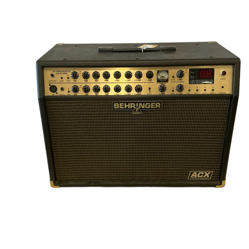 Vist Large View of Product Image Which is Used Behringer ULTRACOUSTIC ACX1000 2 x 10 Solid State Amplifier 2 x 10