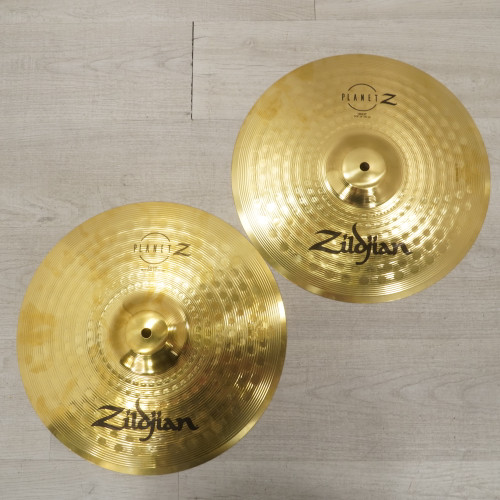 Vist Large View of Product Image Which is Used Zildjian 14" Planet Z Hi Hat Cymbal Pair