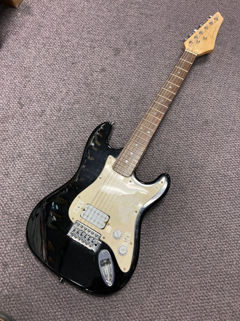Vist Large View of Product Image Which is Used Kona S-TYPE S Type Electric Guitar Black 6-String
