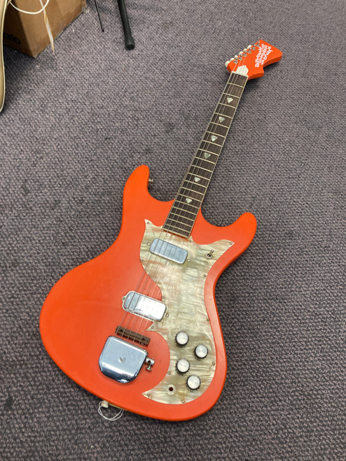 Vist Large View of Product Image Which is Used Kay OLD KRAFTSMAN AS IS Vintage Electric Guitar Orange 6-String