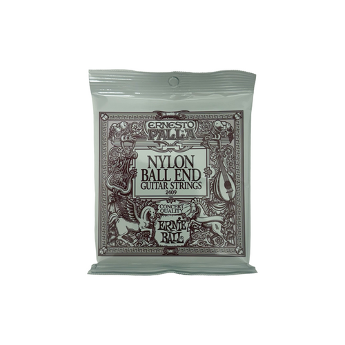 Vist Large View of Product Image Which is New ERNIE BALL ERNESTO PALLA NYLON BALL END CLASSICAL GUITAR STRINGS - BLACK & GOLD