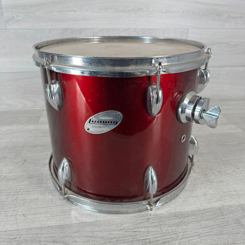 Vist Large View of Product Image Which is Used Ludwig Accent CS Series Single Rack Tom - Red - 13 x 11-inch