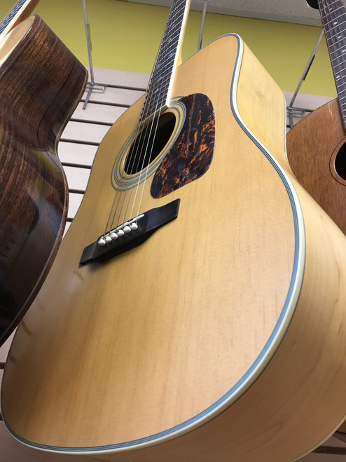 Vist Large View of Product Image Which is Used Epiphone MASTERBUILT DR500 PNS Solid Top Acoustic Guitar Natural