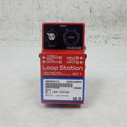 Vist Large View of Product Image Which is Used Boss RC 1 Loop Station 