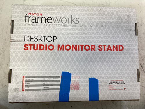 Vist Large View of Product Image Which is Used Gator DESKTOP SPEAKER STANDS Speaker Stand