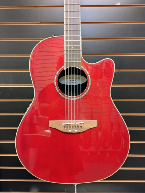 Vist Large View of Product Image Which is Used Ovation CELEBRITY CC-28 Acoustic Guitar Red